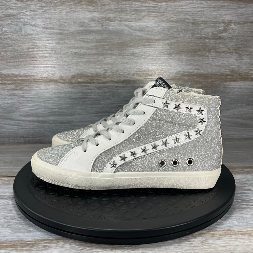 Vintage Havana Silver and White Sneakers